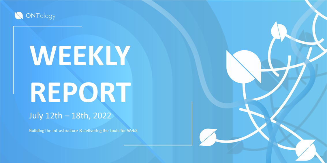 Ontology Weekly Report (July 12–18, 2022)