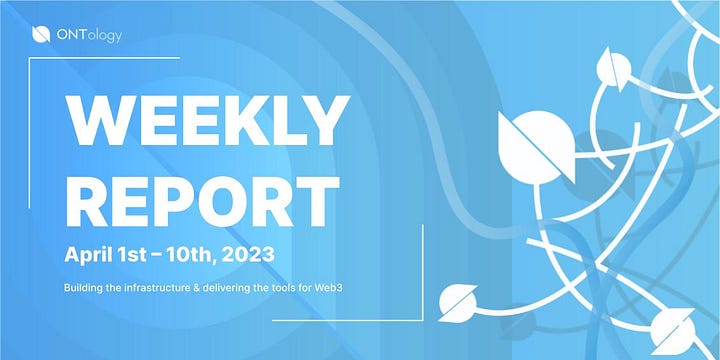 Ontology Weekly Report (April 1–10, 2023)